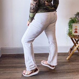 Levi 440 White Plus Size Straight Leg Jean